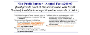 Non-Profit Partner - Annual Fee